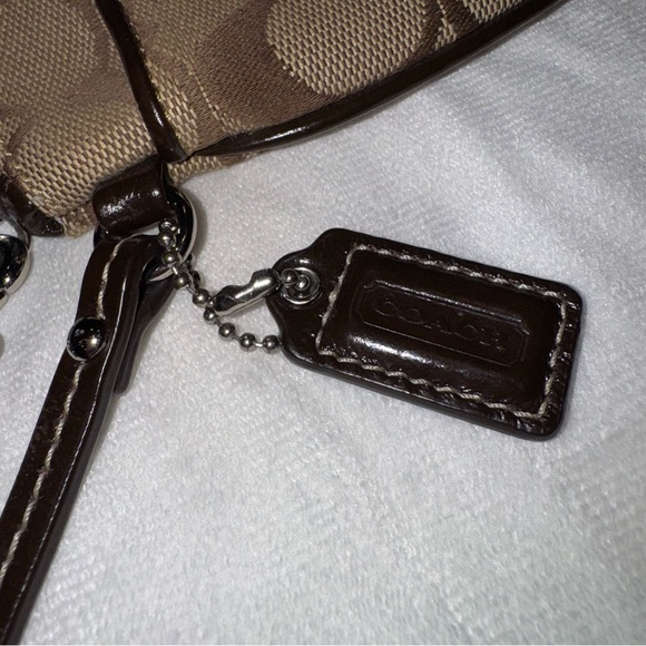 Coach Signature Collection Wristlet Clutch Universal Case Leather Jacquard - Picture 3 of 9